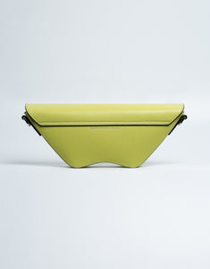 Asymmetric Bag in Lime