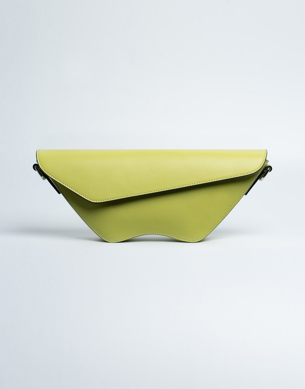 Asymmetric Bag in Lime