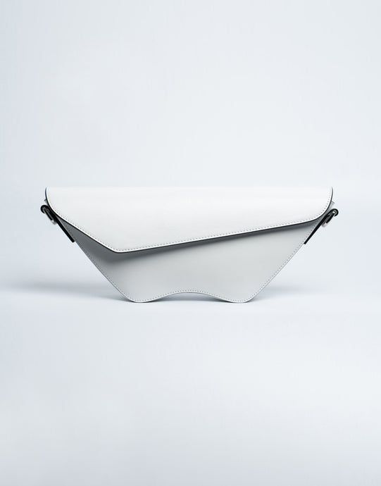 Asymmetric Bag in White